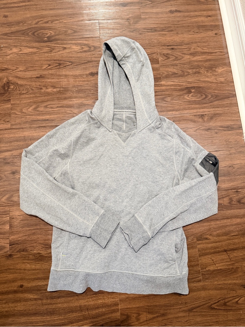 lululemon athletica Light Gray Hooded Pullover